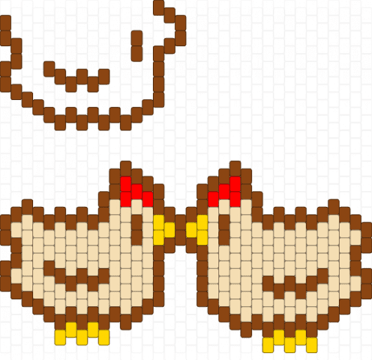 Chimkin - red,beige