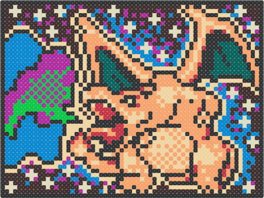 Charizard TCG v2.4 - brown,beige,blue,orange