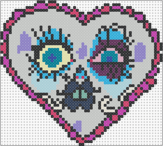 Jakko Heart - beige,pink,light blue,clown,candy,creations,jakko,jester