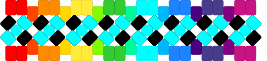Cool x base pattern - light blue