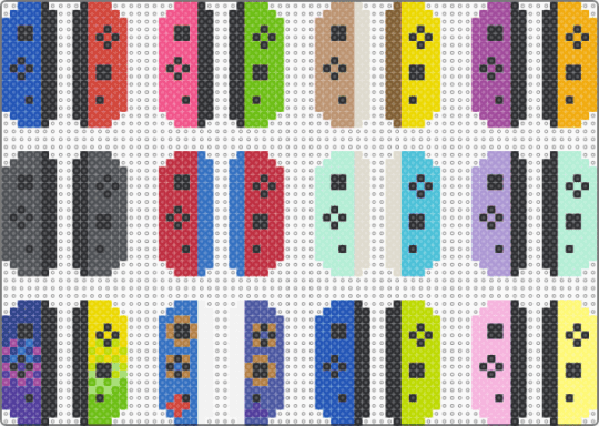 Joycons - joycon,nintendo,switch,video game,controller,gaming,blue,pink,green,yellow,colorful,joycons,nintendo switch