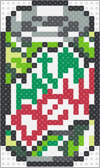 Mountain Dew Can - gray,green,red,soda,mountain dew,mtn dew,pop