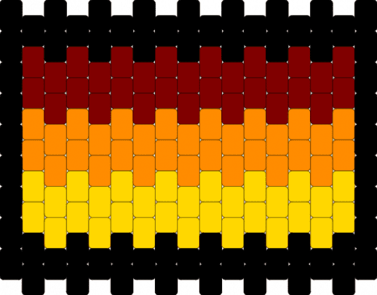 vest for plush(small) - brown,orange,yellow