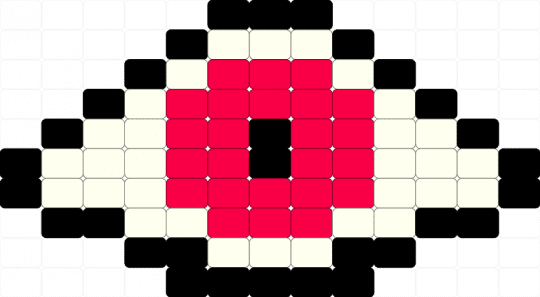 peacocks eye - white,red,peacock,skullgirls,peacock skullgirls