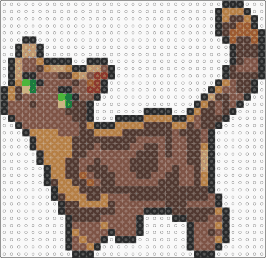 Mudpaw - tan,brown,flameclan