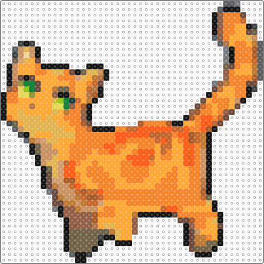 Peachpaw - tan,orange,flameclan