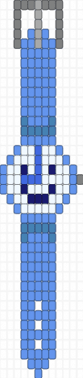 Fours clock watch (bfdi) - light blue,bfdi,clock,blue,watch