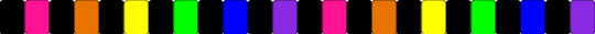 Rainbow single - black,purple