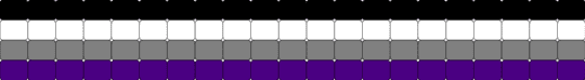 Asexual cuff :3 - gray,purple,asexual,silly