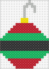 kwanzaa - ornament,stripes,kwanzaa,holiday,cultural,celebration,heritage,unity,red,green