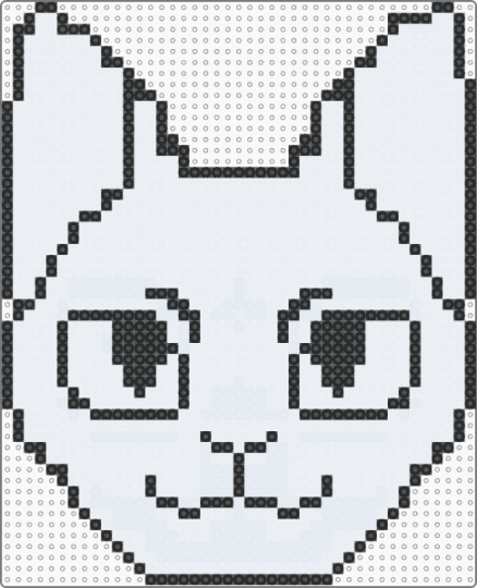 Cat base design - cat, cat template, white