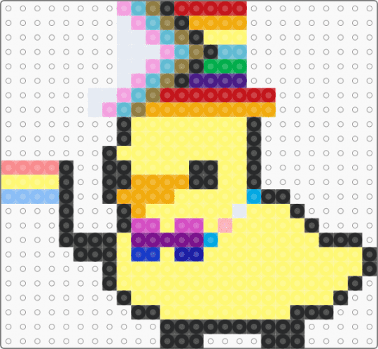 Gentlemen Duck at the pride parade!! - yellow