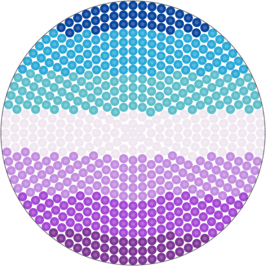 Berrisexual coaster!!! (Requested) - light blue, pink, teal
