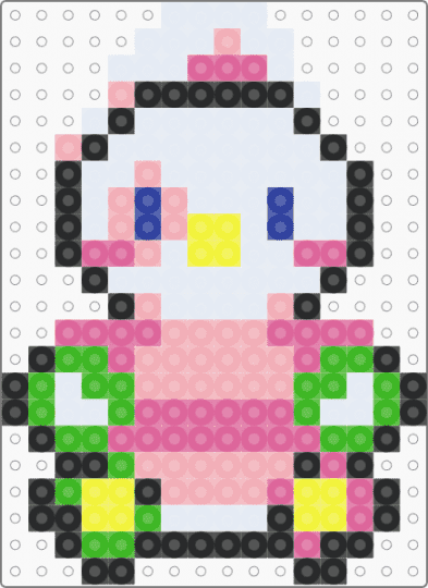 Glamrock Chica(fnaf) - pink,green,beige
