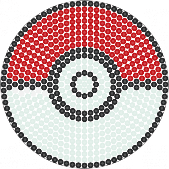 Pokeball :) - red, white
