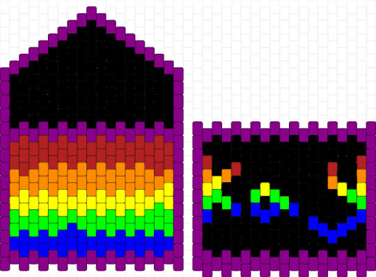 Rainbow bag thing - pink