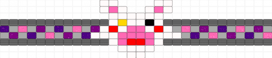 FNAF 2 Mangle cuff - pink,gray,beige,fnaf,ladder,five nights at freddys,five nights at freddys 2,foxy