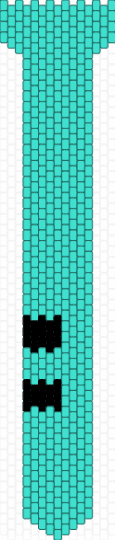 Long Hatsune miku’s tie - light blue