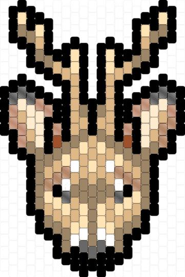 Deer Charm / Banner 🦌 - tan,beige