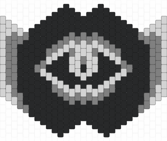mla terminal mask - gray,white,mask,pony beads,the talos principle,character