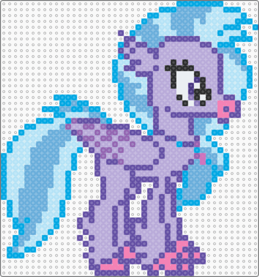Silverstream - light blue, pink