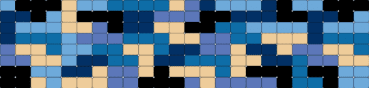 Urban Camo - Cool Ladder Cuff(24×8) - blue,pattern,ladder,cuff,cool,camo,tetris,blocks,shapes