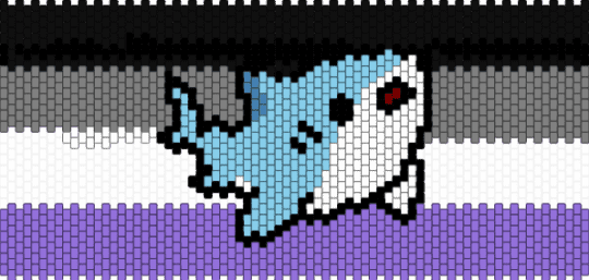 shark - light blue,gray,purple