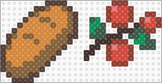 Minecraft 3 - brown,tan,orange,red,minecraft