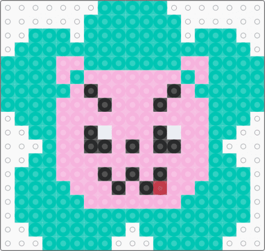 Bloom - Saja Friend - teal,pink