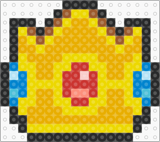 Peach's Crown - yellow,orange