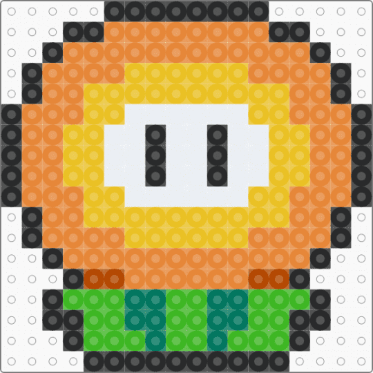 Fire Flower - orange,yellow