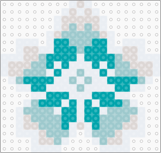 Sakura Flower - Turquoise - light blue,teal