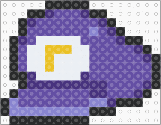 Waluigi's Cap - purple