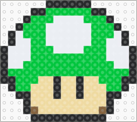 1 Up - Mushroom - green,beige