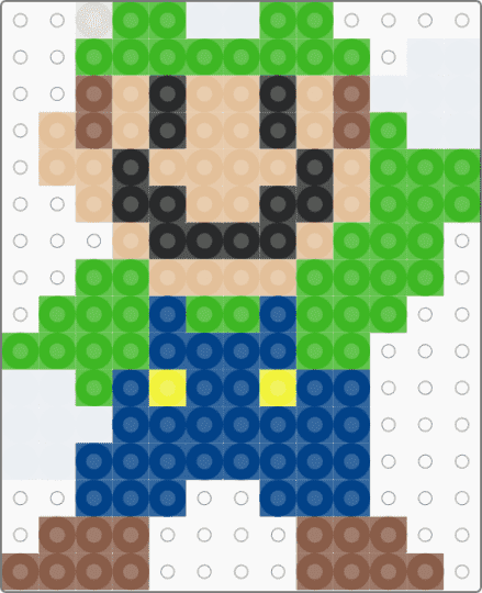 Luigi - green,blue,beige