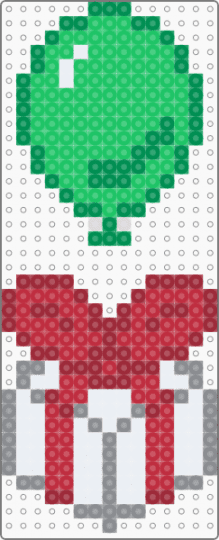 AC:NH - Green Balloon Present - red,green