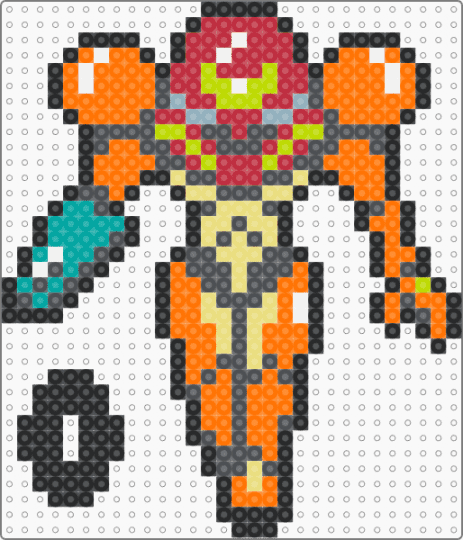 Samus - red,gray,orange