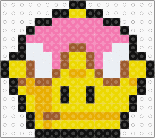 Peachette's Crown - peachette,crown,nintendo,gaming,video game,yellow,pink