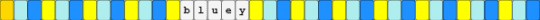 bluey themed  bracelet - yellow,light blue,bluey,bracelet,themedbracelet