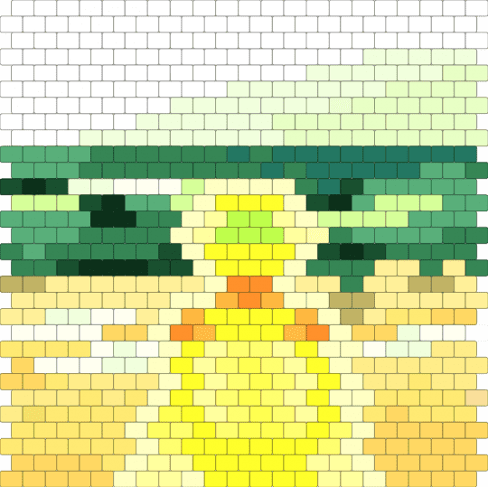 Beach Weather Album Cover Panel - yellow,green,music