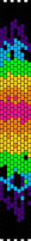 bottom - heat map,colorful,dark,black,pink,green,yellow