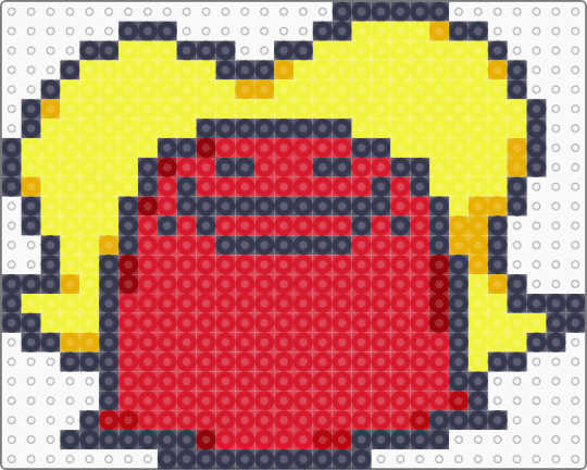 Wig Nubert - purple,red,yellow,nubert,deltarune,video game