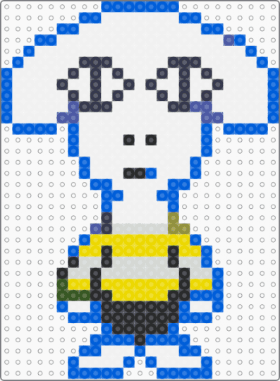 Togore Dremurr - white,blue,deltarune,video game