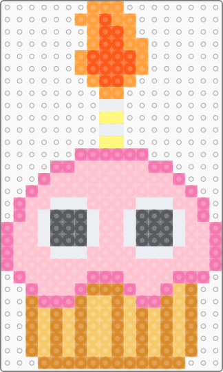Cupcake (FNAF) - orange,pink,fnaf,cupcake,cupcake fnaf,mr cupcake,five nights at freddys,cute,simple