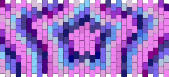 idk little Omni thing - pink,omnisexual,kandi,multistitch