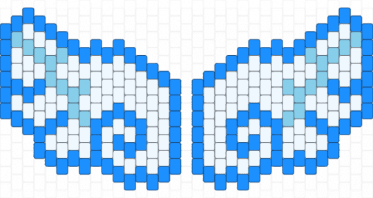Chibi Angel Wings! - white,light blue