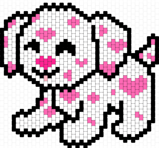 small love puppy - white