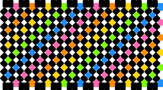 rainbow swirl x base - black,orange,green,colorful
