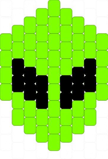 alien charm - green