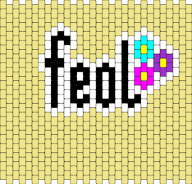 Feol - feol,flowers,text,panel,yellow,beige